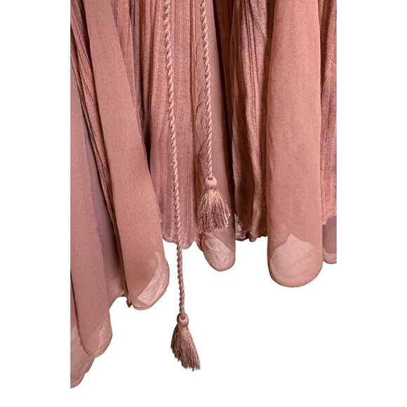 Free People Penny Lane Tunic Top In Cactus Flower SZ S/P Boho Festival Romantic - Picture 5 of 10